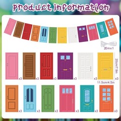 36 Pcs Monster Party Decoration, Monster Theme Banner Garland for Event Party…