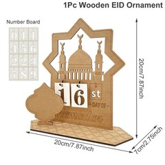 Ramadan Calendar Countdown Decorations for Home Eid Mubarak