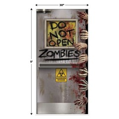 Beistle Zombies Lab Door Cover