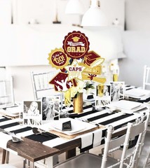 Graduation Decorations Maroon Gold Class of 2025/Maroon Gold Graduation Party…