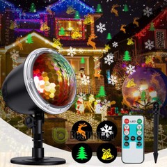 Christmas Light LED Snowflake Holiday Projector Laser Lamp Xmas Party Decoration