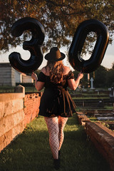 Number Balloons 40 in 40 Numbers, 40Th Birthday Decorations for Women Men, Black