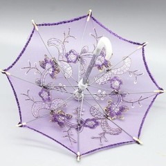Mini Fancy Umbrella for Ludo Gopal Ji Birthday Decor Random Color Set of 2