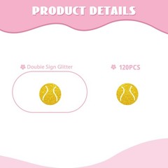 Tennis Confetti Racket Ball Table Scatter Sport Paper Cut Out Green Glitter