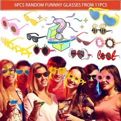 Fun Photo Booth Props Set – Hats, Glasses, Wigs for All Occasions!