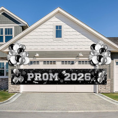 36 Pcs Graduation Prom Banner Decorations for Party 2026, Prom 2026 Congrats Gra