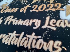 Personalised Graduation Background Banner School Leaver 2026 party decoration
