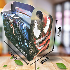 VENOM GIFT BOX bracelet party supplies decoration balloons theme birthday idea