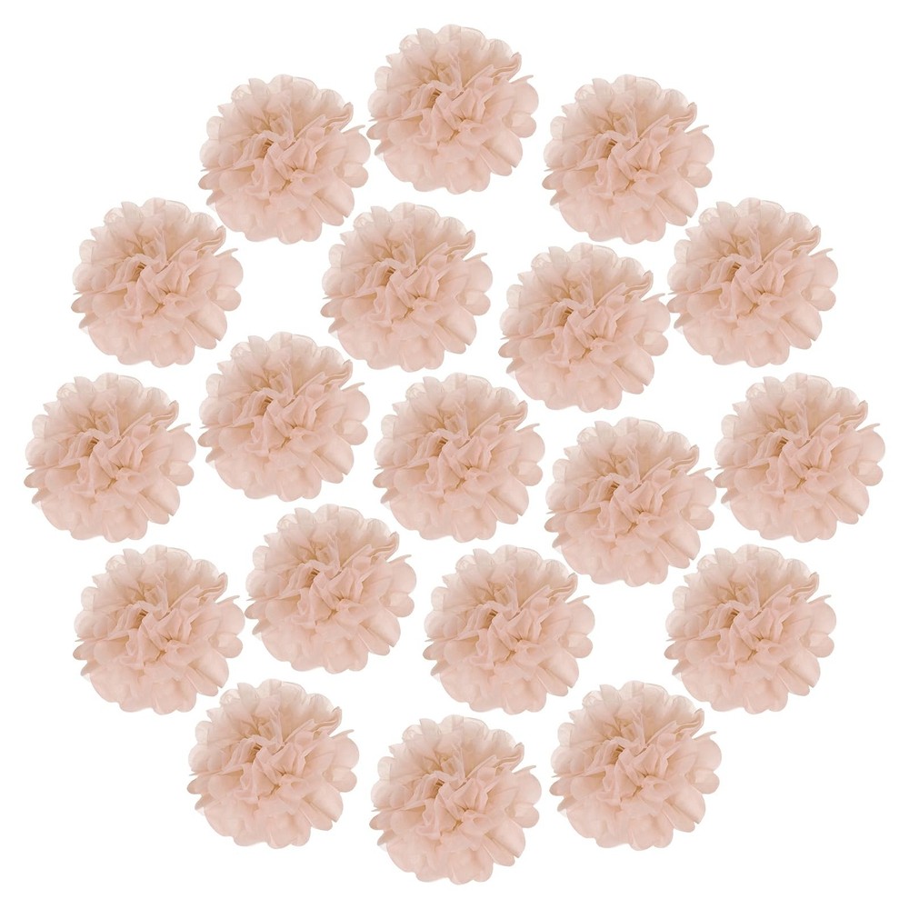 20Pcs Tissue Pom Poms, 14 Inch Colorful Large Flowers Wall Decorations for Fi…