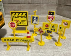 CAT Construction Trucks Little Machines Birthday Party Toppers w/ Plates & Cups