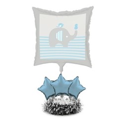 BABY SHOWER Little Peanut Boy BALLOON CENTERPIECE KIT ~ Party Supplies Table