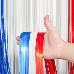 3 Pack 3.3 x 8.2 ft Tinsel Foil Backdrop Curtains – Perfect for Any Celebration