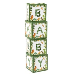 Dinosaur Baby Shower Decorations Box – Green Jungle Dinosaur Baby Boxes for B…