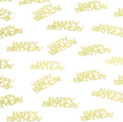 Gold Birthday Confetti Party Decorations 100PC Table Scatter Celebration Supp…