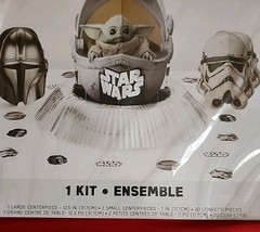 Disney Star Wars The Mandalorian Table Decorating Kit 23 Pc Birthday Decor Set