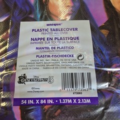 New Disney DESCENDANTS 3 Rectangular Plastic Tablecover 1 Pc 54″ x 84″ Party