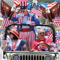 4 PCS Flag Balloons Eagles Balloon, Large 3D Eagle Balloon Patriotic Balloons…