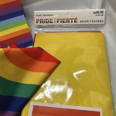 Pride Party Assortment Large Flags Small Flags Dog Bandanna Rainbow Foam