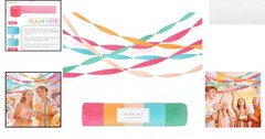 Ultimate Party Decoration: 5 Rolls of Rainbow Crepe Streamers for Every Occasion