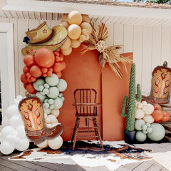 4 Pcs Western Themed Party Balloons Western Boot Balloons Cowboy Hat Balloon Wil