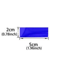 Blue Foil Metallic Strips Table Confetti Mylar Scatter Sprinkles Sequins 60g