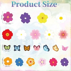 2 Pcs x 13ft Spring Flower Garland Wildflower Party Decor, Wildflower Paper