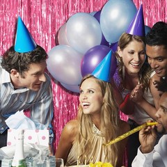 3 Pack Pink Backdrop Birthday Party Decorations Tinsel 39.4″W x 78.7″L,