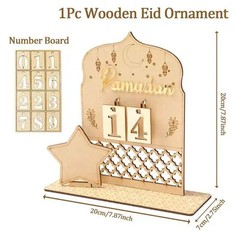 Ramadan Calendar Countdown Decorations for Home Eid Mubarak