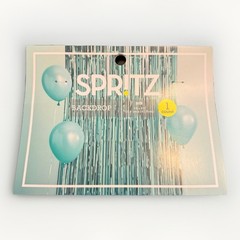 5 Pack Fringe Hanging Party Backdrop Teal Target Spritz™ 3′ x 8′ ft New