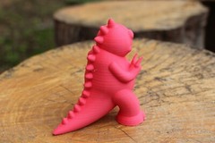Godric the Tiny Godzilla – Cute rendition inspired by the Gojira Japanese movies