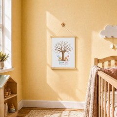 Gender Prediction Finger/ Thumbprint Tree, Blue or Pink Baby Shower Game NEW