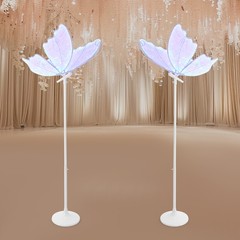 Butterfly RGB Floor Lamp LED Ambient Light Adjustable Height Wedding Decoration