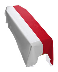 Monaco Coffin Drape Flag – Premium Quality and Made To Order in the UK