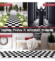 Fabbay 2 Pcs 10ft Running Racer Party Decoration Long Racetrack Floor Race