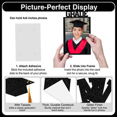 Graduation Decorations 2026, Easy Assemble Graduation Photo Banner K-12 Class of