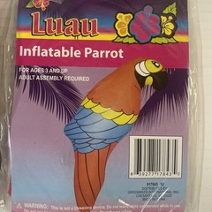 Inflatable LUAU Beach Party Theme Parrot Monkey Sea Horse Flamingo