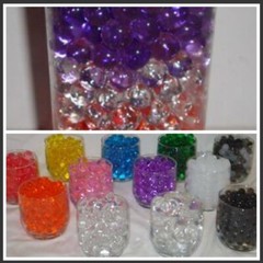 Water beads -USA water jelly beads – vase filler pearls -each pk makes 1 1/2 Qrt