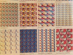 Art Deco Designs, Gift Wraps, by A.D. and M.P. Verneuil, 12 Patterns, 16 Sheets