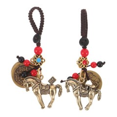 2pcs Horse Bag Charm: Chinese New Year Hanging Pendant Year Of The Horse