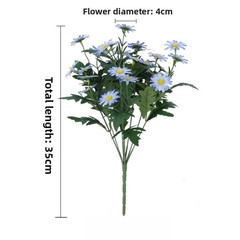 Artificial Daisies 35cm Bouquet Silk Flowers for Office For Home Decor