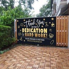 Employee Appreciation Day Banner Backdrop Decorations We Appreciate You Banner A