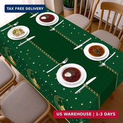 Childom 3 Pack Ramadan Table Cloth,Ramadan Decorations for Home,54″ x 108″ Eid M