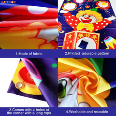 , Large Carnival Games for – 54 X 34 Inch | Carnival Theme Party | Circus Theme