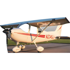 SS11346 2 Seated Airplane Jet Pilot Aircraft Fly Stand In Cardboard Cutout Stand