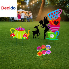 Alice Party Decorations Wonderland Yard Decor,Garden Tea Party Decorations Yard