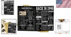 Funny 80th Birthday Card with Memories – Perfect Gift for Grandpa & Grandma
