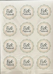 120 Eid Mubarak Stickers – Ramadan – Adha – High Quality – Beautiful Colors