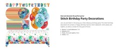 Lilo and Stitch Birthday Party Decorations for 16 | Banner, Tablecloth,…