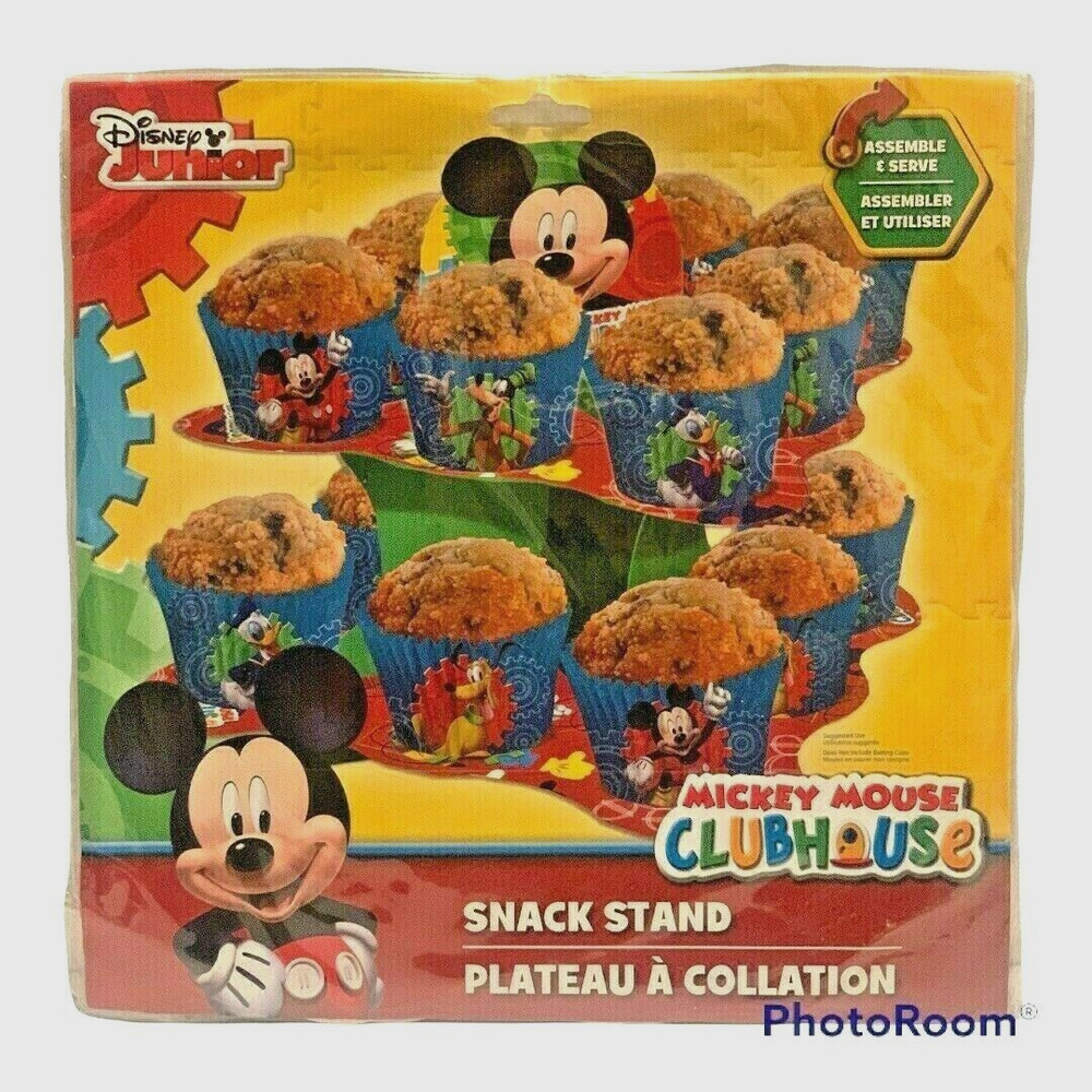 Disneys Mickey Mouse Clubhouse Disposable Cupcake Snack Birthday Stand