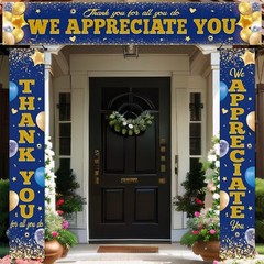 3 Pcs Employee Appreciation Banner We Appreciate You Door Decor Teacher Nurse Vo